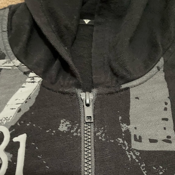 MINT CONDITION GUESS SLEEVELESS HOODIE VEST BLACK SIZE XL PERFECT CONDITION RARE - Picture 7 of 13